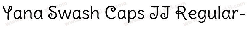 Yana Swash Caps II Regular字体转换